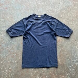 Vintage 80s Sport-T by Stedman Navy Blue E.N.D. Football Jersey T-Shirt Mens M?